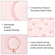 PandaHall 94pcs Rose Quartz Beads 8mm Pink Stone Beads Round Loose Beads Gemstone Spacer Beads Lucky Beads for Earrings Bracelet Jewelry Making DIY Crafts G-PH0001-57-6