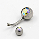 Fashionable 304 Stainless Steel Belly Rings AJEW-J004-M-3