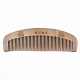 Carved Peach Wooden Combs OHAR-T007-02A-1