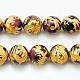 Chapelets de perles d'œil de tigre naturel G-Q853-14mm-2