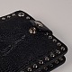 Crocodile tête motif rivets en cuir clouté de portefeuilles pour hommes ABAG-N004-11C-3