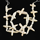 Kreuz natürliche barocke Perlenkeshi-Perlenstränge PEAR-Q004-23-2