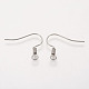 Brass Earring Hooks KK-Q363-P-NF-2
