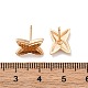 Messing Ohrstecker&nbsp;EJEW-D288-04G-3