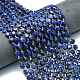 Natürlicher Lapislazuli Perlenstränge&nbsp;G-C116-A77-02-1