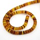 Natural Agate Rondelle Bead Strands G-N0073-2x4mm-24-2
