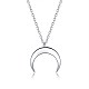 925 подвесные стерлингового серебра ожерелья NJEW-BB44290-7