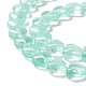 Transparent perles de verre brin GLAA-F112-01E-1