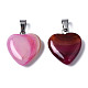 Natural Banded Agate/Striped Agate Pendants G-T122-24A-3