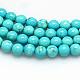 Brins de perles de magnésite naturelle TURQ-G103-10mm-01-1