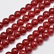 Natural & Dyed Malaysia Jade Bead Strands X-G-A146-10mm-A02-1