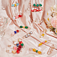 Pandahall elite® 16pcs 16 style résine imitation pierres précieuses et cristal strass perlé épingles à nourrice broches JEWB-PH0001-27-5