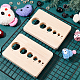 PH PandaHall Wood Safety Eyes Insertion Tool Auxiliary Tool for Attaching Safety Eyes and Washers Amigurumi Craft Eyes Tool Eyeball Gauge Board for Crochet Stuffed Animal Eyes 5.5~29.5mm 2pcs DIY-WH0033-26A-5