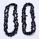 Synthetic Blue Goldstone Multi-strand Necklaces NJEW-G915-01-2