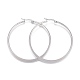 201 Stainless Steel Hoop Earrings EJEW-A052-27A-1