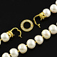 Natural Pearl Jewelry Sets SJEW-R033-01-6
