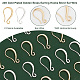 PH PandaHall 32pcs 18K Gold Plated Earring Hooks KK-PH0009-33-4