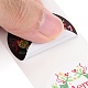 4 estilos de pegatinas de papel con temática navideña X-DIY-L051-006B-5