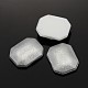 Faceted Rectangle Taiwan Acrylic Cabochons K62-10x14-Y8-1