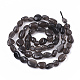 Natürlichen Obsidian Perlen Stränge G-S363-038A-2
