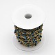 Chaînes de perles rondelles en verre taillé fait main pour colliers fabrication de bracelets CHC-L023-10-2