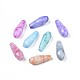 Mèches de perles de verre craquelé peintes au four opaque EGLA-S174-34-3