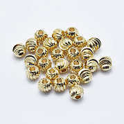 Brass Beads KK-G331-49G-6x5-NF