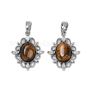 Латунные микропаве прозрачные подвески с фианитом KK-P302-23P
