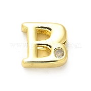 Стойки обшивки латунь кубического циркония бусы KK-L210-008G-B