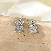 Серьги-гвоздики из циркония EJEW-R016-26P-03