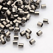 Зажимные бусины из латуни KK-L017-B