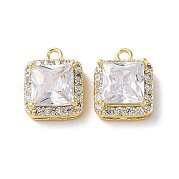 Латунные микро проложить кубического циркония подвески KK-F872-18G