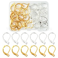 CREATCABIN 120Pcs/Box Leverback French Earring Hooks Earrings