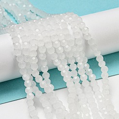 Supports de perles de verre imitation jade&nbsp;EGLA-A035-J4mm-D05