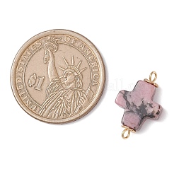 6 pz 6 stili avventurina verde naturale e diaspro rosso e quarzo rosa e rodonite e cristallo di quarzo e ciondoli di collegamento occhio di tigre&nbsp;PALLOY-JF04301