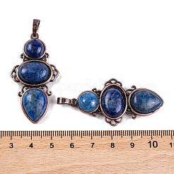 Natürliche Lapislazuli Anhänger&nbsp;G-Q158-04-03