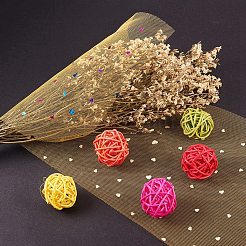 Rubans de maille déco paillettes coeur&nbsp;OCOR-BC0007-12