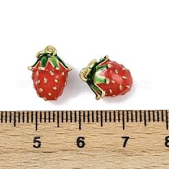 Ciondoli smaltato in ottone&nbsp;X-KK-H072-18G-10