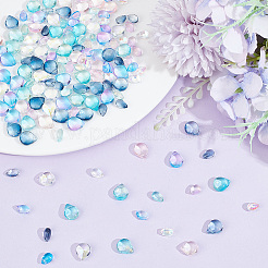 160pcs 10 Farben transparente Glasperlen&nbsp;GGLA-GO0001-01