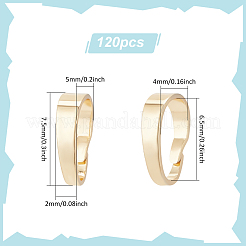 120 pz ganci a scatto in ottone&nbsp;KK-BC0013-68G