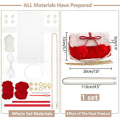 DIY-Kits zur Herstellung von Umhängetaschen&nbsp;DIY-WH0504-319D