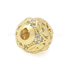 Perles de zircone cubique micro pave en Laiton&nbsp;KK-Z095-04G-07