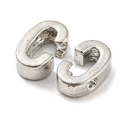 Perle in lega placcate platino&nbsp;PALLOY-CJC0001-64P-C