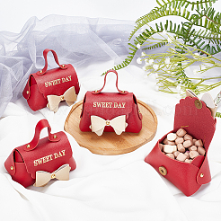 Faltbare Magnettaschen aus Kunstleder für Hochzeitssüßigkeiten&nbsp;CON-WH0084-48G-04