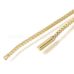 Verstellbare Messing-Kastenketten-Schieber-Armband-Bastelarbeiten&nbsp;KK-A303-50G