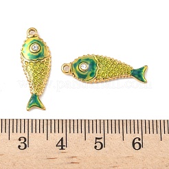 304 Edelstahl-Strass-Fischanhänger&nbsp;STAS-U057-02B-G