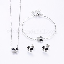 Juegos de joyas de acero inoxidable 304&nbsp;SJEW-H129-24