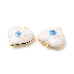 Pendentifs d'émail en laiton &nbsp;KK-E075-03G-08