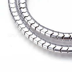Galvanisieren unmagnetische synthetischen Hämatit Perlenstränge&nbsp;G-I208-17-A
