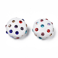 Polymer Ton Strass Perlen&nbsp;RB-S056-27H